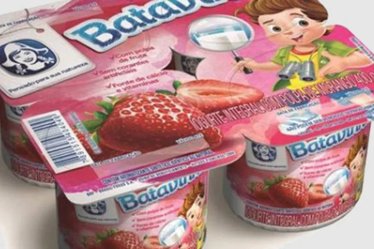 Iogurte integral da linha Batavinho, lançado pela Batavo: marca quer se posicionar no mercado como inovadora
 (Divulgação)