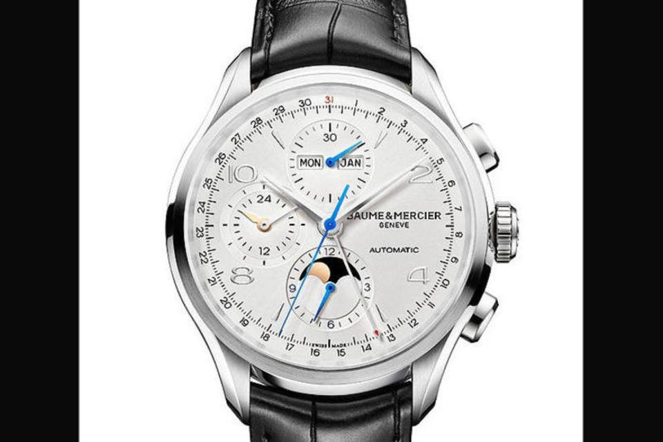 Novo Baume & Mercier terá cronógrafo e calendário completo