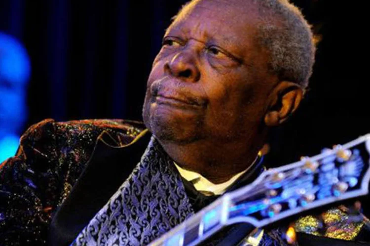 O rei do blues B.B. King recebeu alta após uma internação por desidratação
 (Ethan Miller/AFP)