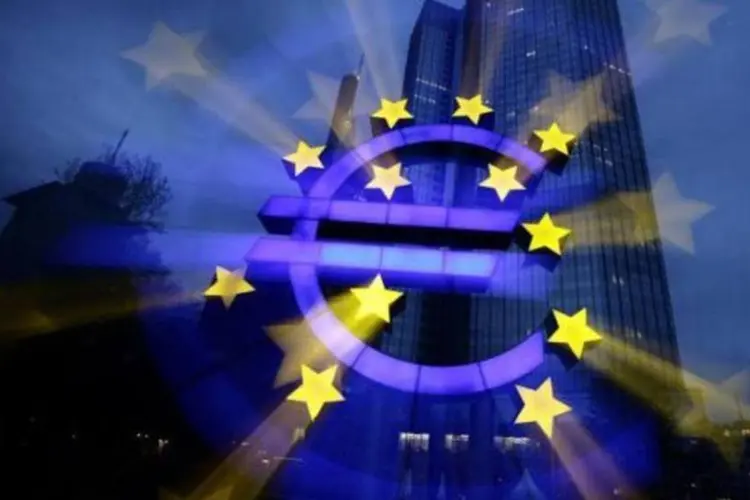 
	Em termos anualizados, o PIB da zona do euro caiu 0,4% no segundo trimestre
 (Kai Pfaffenbach/Reuters)