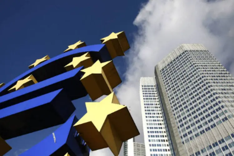 
	Sede do Banco Central Europeu (BCE): na quarta-feira o presidente do Banco Central da Alemanha disse em um entrevista que o BCE poderia cortar ainda mais a taxa de juros da zona do euro.
 (REUTERS/Lisi Niesner)