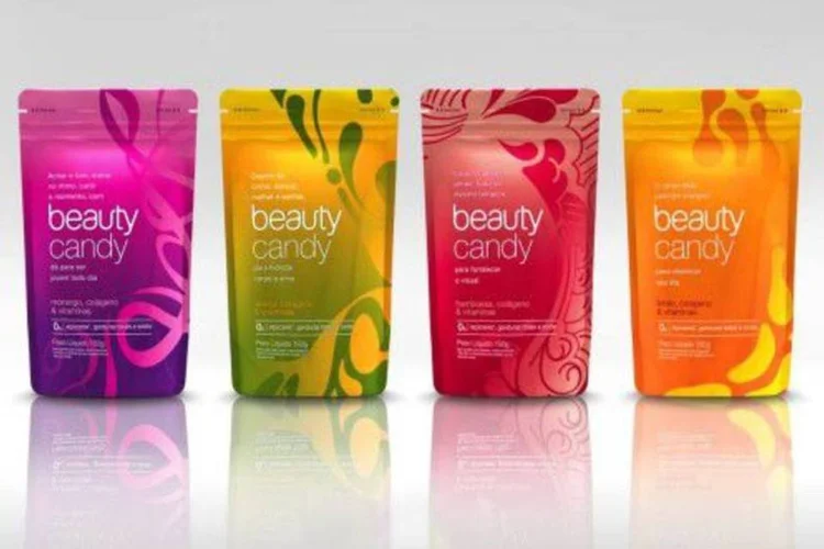 Beauty’In: composta por drinks e balas de colágeno, linha promete benefícios para o organismo (Divulgação)