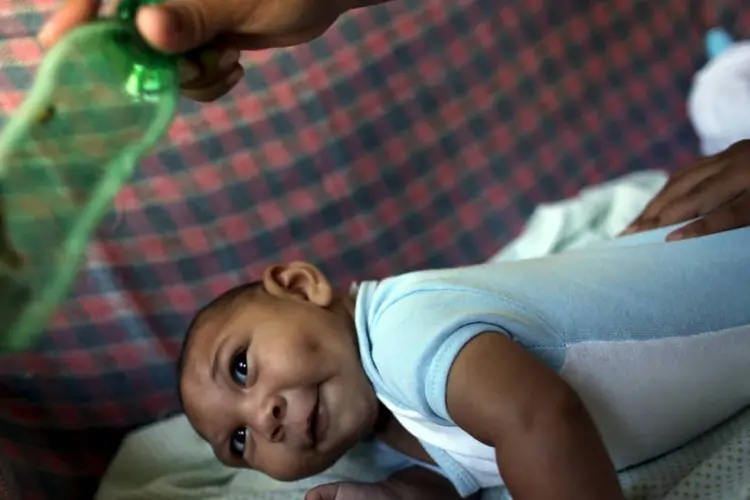 bebê com microcefalia (Nacho Doce/Reuters)