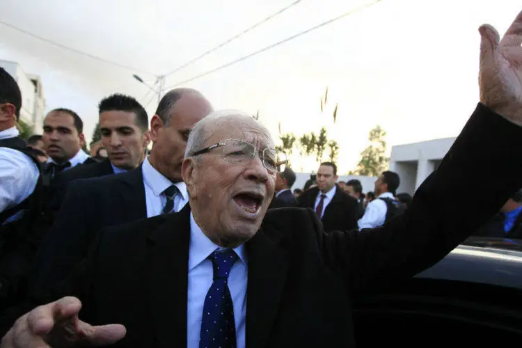 
	Beji Caid Essebsi: &quot;este momento hist&oacute;rico que vivemos hoje n&atilde;o teria sido poss&iacute;vel sem as lutas do povo para libertar a Tun&iacute;sia&quot;
 (REUTERS/Anis Mili)