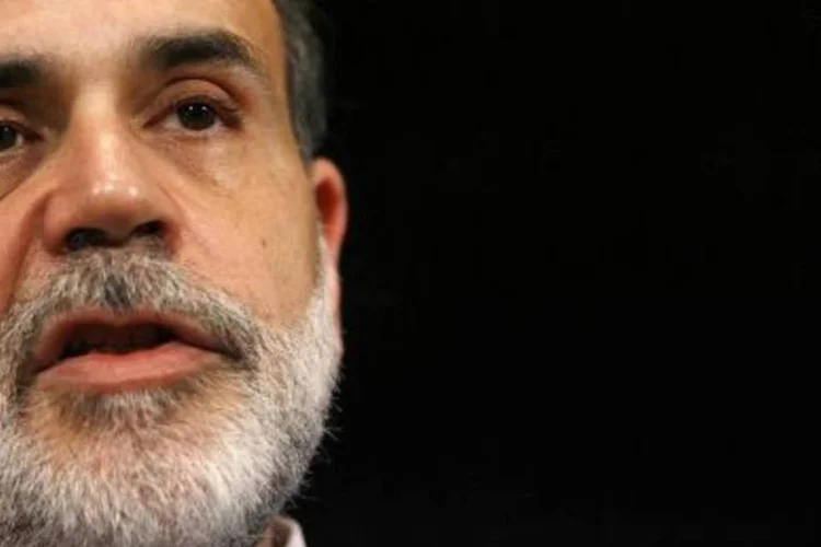 Ben Bernake, presidente do Fed, disse que a economia americana vai crescer, mas em ritmo lento.  (.)