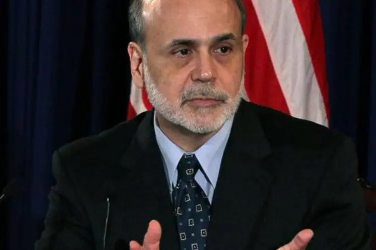 Bernanke: "gostaríamos de ver se a economia está acelerando como estamos projetando" (Mark Wilson/Getty Images)