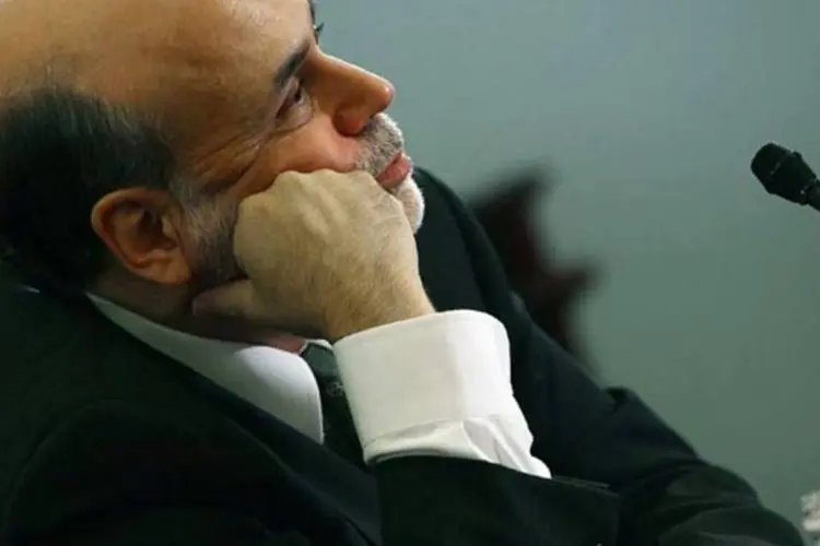 Ben Bernanke, presidente do Fed: banco central americano pode acelerar a elevação dos juros (Mark Wilson/Getty Images)
