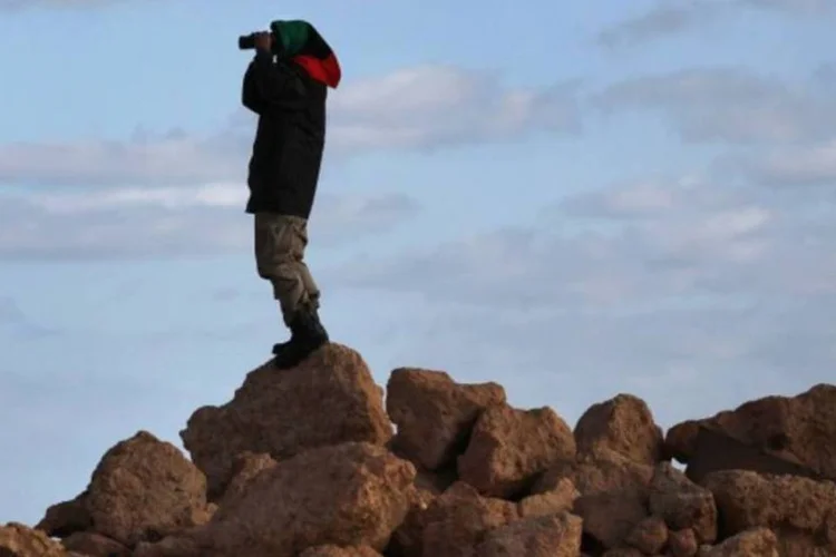 Rebeldes controlam Ben Jawad e Ras Lanuf, a 150 quilômetros de Sirte (John Moore/Getty Images)