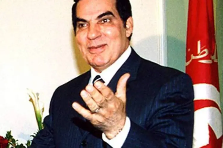 Ben Ali, ex-presidente da Tunísia: fundador do Ennahda ficou exilado por 20 anos (Wikimedia Commons)