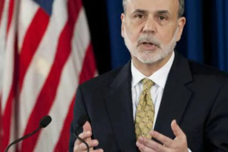 
	Bernanke: &quot;h&aacute; mais trabalho a ser feito para diminuir os riscos oferecidos por grandes institui&ccedil;&otilde;es financeiras&quot;
 (AFP/Arquivos)