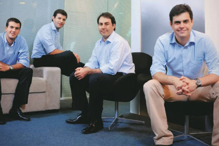 Benchimol e os sócios da XP Investimentos: postura de caçadores na consolidação do mercado (André Valentim/EXAME.com)