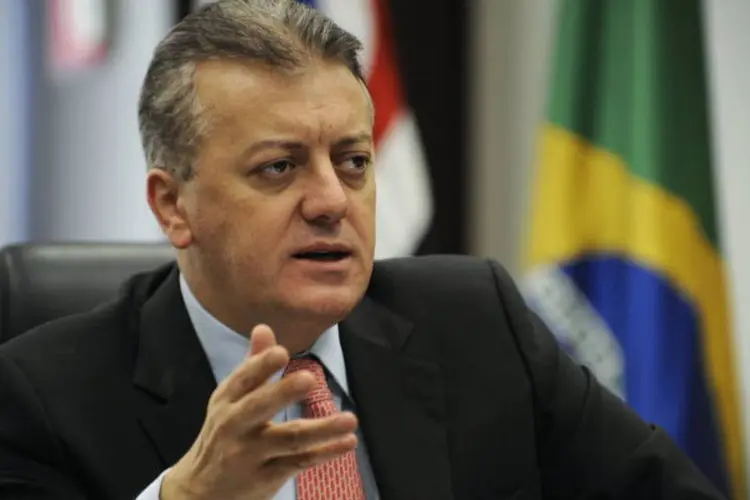 O presidente-executivo da Petrobras, Aldemir Bendine: "buscaremos sem descanso a reparação integral" (Paulo Fridman/Bloomberg)