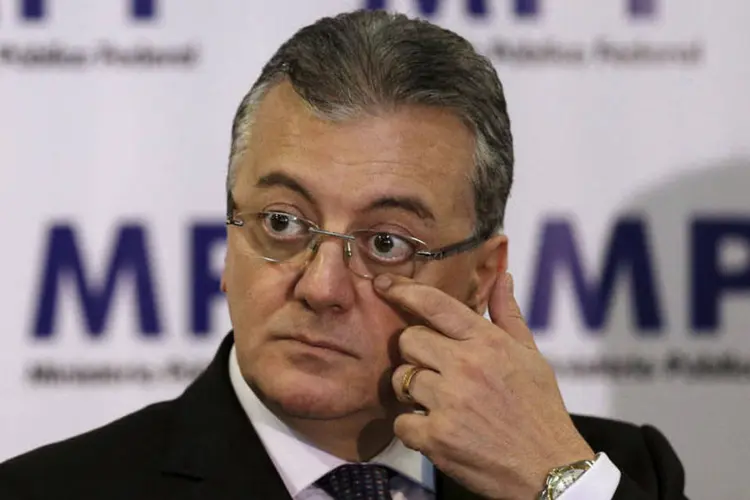 
	Presidente-executivo da Petrobras, Aldemir Bendine: executivo ser&aacute; convidado pelo Senado a explicar resultados da estatal em audi&ecirc;ncia p&uacute;blica.
 (REUTERS/Ueslei Marcelino)