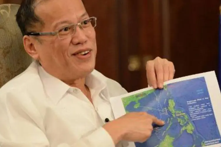 Para Aquino, as reclamações de soberania da China nesta região ameaçam o acesso às zonas de pesca internacionais (Ted Aljibe/AFP)