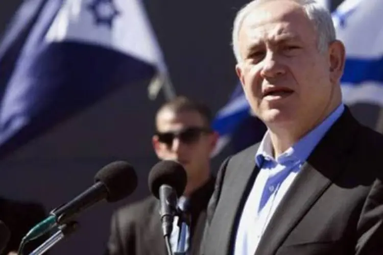 Netanyahu, primeiro-ministro de Israel: na terça-feira, 8 palestinos foram mortos (Jack Guez/AFP)