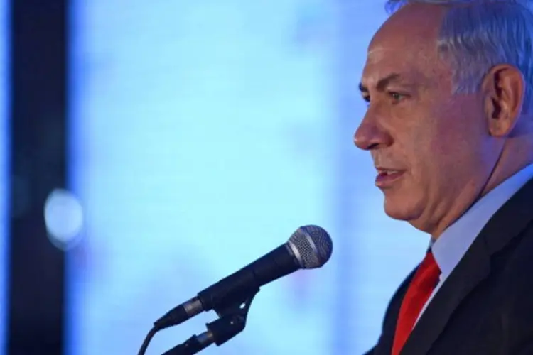 
	Benjamin Netanyahu: &quot;vamos debilitar o Hamas na Cisjord&acirc;nia e parar o lan&ccedil;amento de foguetes&quot;
 (GPO/Getty Images)