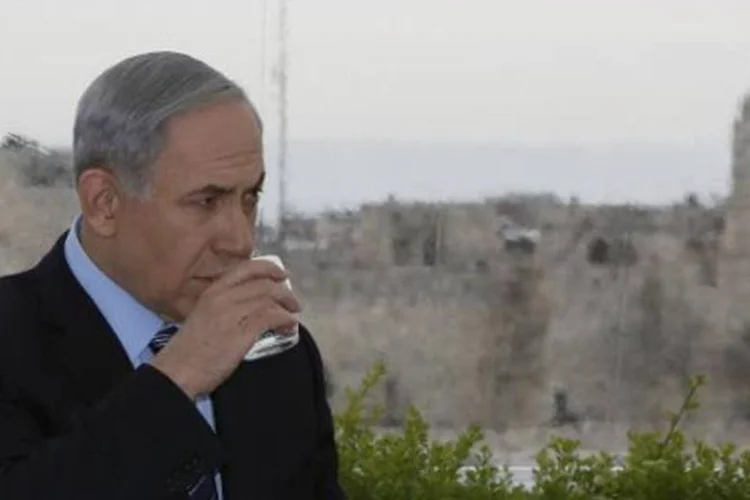 O premier de Israel, Benjamin Netanyahu: "ao invés de aprender a lição, a Autoridade Palestina tem adotado medidas que ameaçam a estabilidade regional" (Gali Tibbon/AFP)