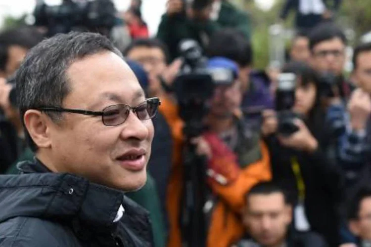  Benny Tai: "a ocupação virou uma questão de alto risco, com poucas chances de recuperar o investido" (Johannes Eisele/AFP)