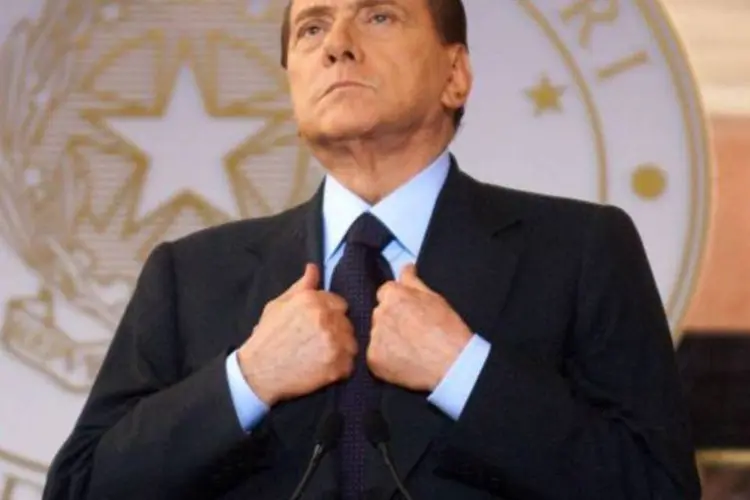 Sílvio Berlusconi, premiê italiano: país tem dívida pública equivalente a 120% do PIB (Giorgio Cosulich/Getty Images)