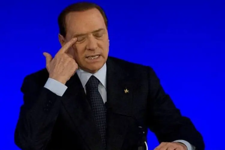 O futuro político incerto de Berlusconi afetou os mercados e as bolsas de ontem (David Ramos/Getty Images)