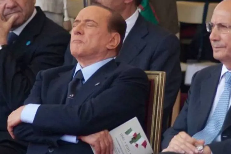 Houve diminuição das preocupações com as dívidas soberanas da Europa depois da planejada renúncia do primeiro-ministro da Itália, Silvio Berlusconi (Getty Images)