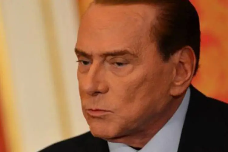 
	O ex-premi&ecirc; italiano Silvio Berlusconi: os sequestradores foram presos nesta segunda-feira
 (Giuseppe Cacace/AFP)