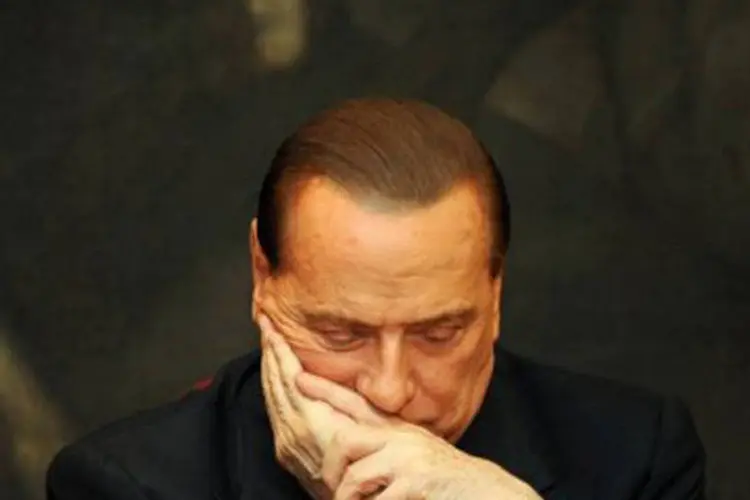 Berlusconi teria pago 600.000 dólares a seu ex-advogado britânico David Mills, afirma a Promotoria (Andreas Solaro/AFP)