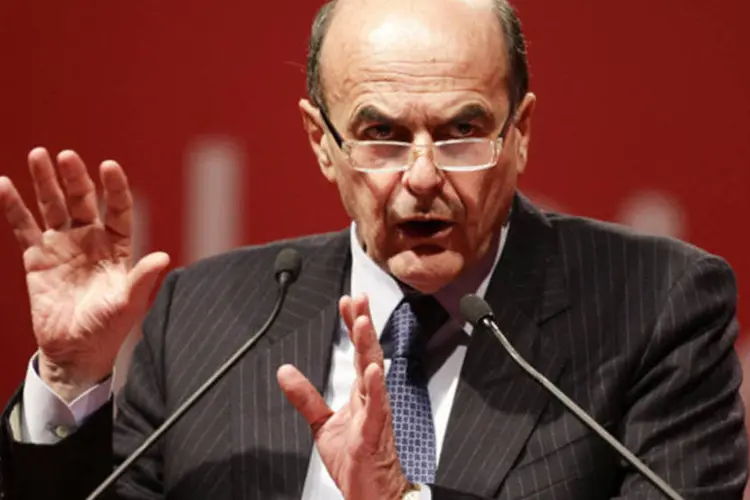 
	Pier Luigi Bersani: l&iacute;der centro-esquerdista descartou formar uma alian&ccedil;a com o bloco centro-direitista do ex-premi&ecirc; Silvio Berlusconi.
 (Max Rossi/Reuters)