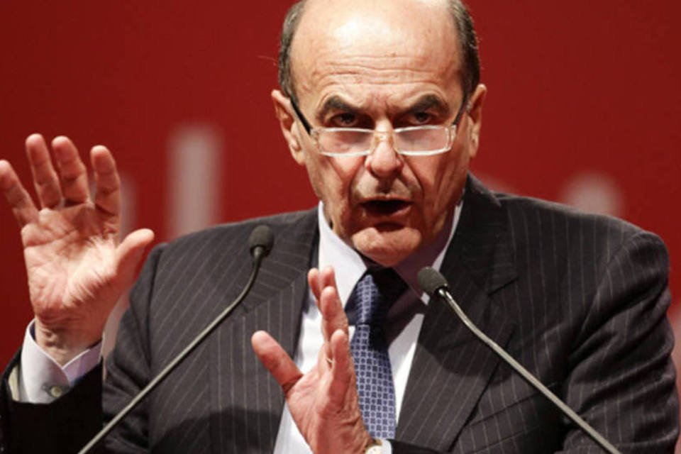 Bersani faz apelo à oposição por drama da Itália