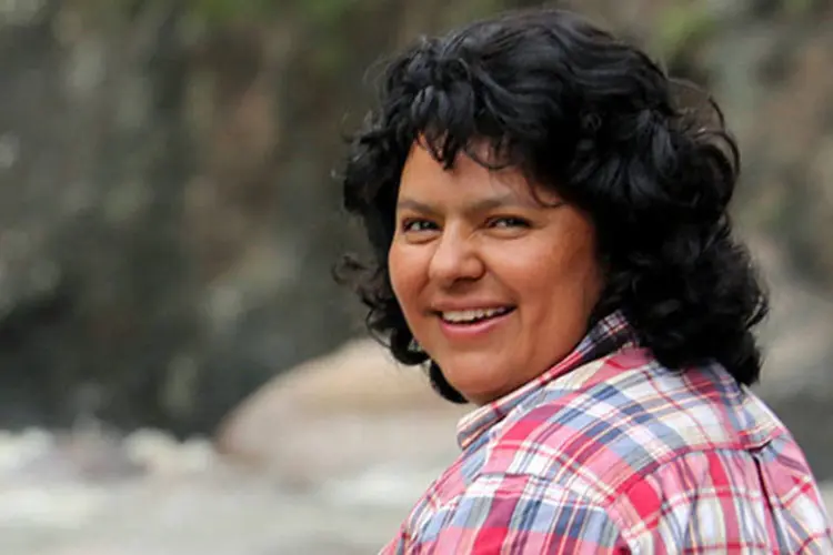 
	Berta: ativista que lutava pelos direitos humanos, povos ind&iacute;genas e ambiente foi morta no dia 3 de mar&ccedil;o.
 (Goldman Environmental Foundation)