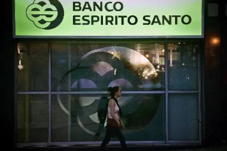 
	Banco Esp&iacute;rito Santo: o BES foi resgatado pelo Estado portugu&ecirc;s no in&iacute;cio deste m&ecirc;s
 (Patricia de Melo Moreira/AFP)