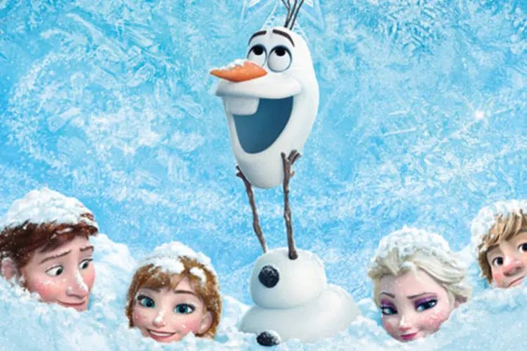 
	Cena do filme Frozen - Uma Aventura Congelante: Entre os concorrentes de &quot;Frozen&quot; h&aacute; sucessos de bilheteria como &quot;Os Croods&quot;, com&eacute;dia da DreamWorks sobre homens das cavernas, e &quot;Meu Malvado Favorito 2&quot;, da Universal
 (Reprodução)