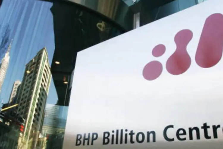 
	BHP Billiton: a BHP tem dois tipos de joint ventures nas quais n&atilde;o opera as minas, disse, de acordo com uma transcri&ccedil;&atilde;o de seus coment&aacute;rios divulgada pela empresa
 (Robert Cianflone/Getty Images)