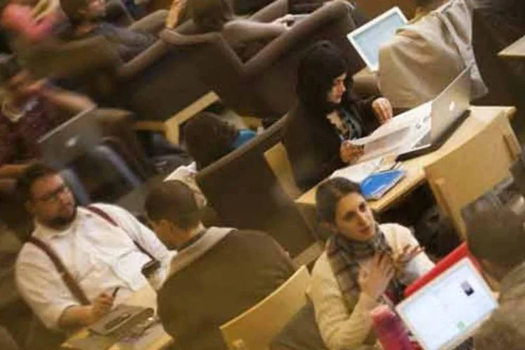 Alunos da Universidade de Harvard: mais chances de conseguir emprego após terminar MBA (Divulgação)