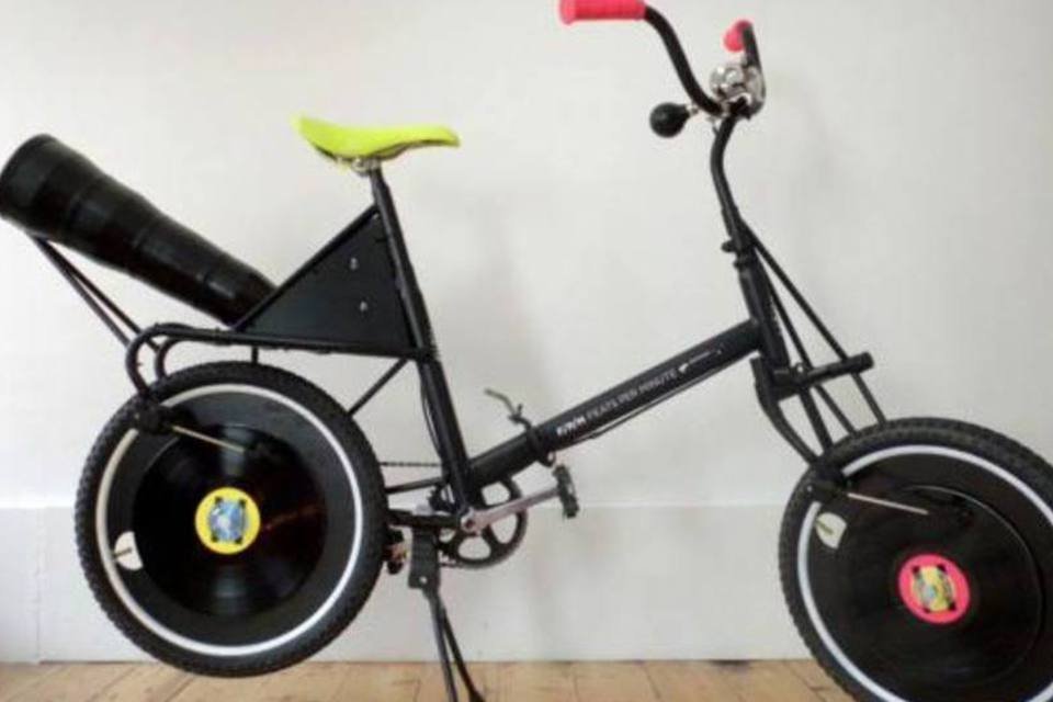 Designers criam bicicleta que toca música através de pedaladas