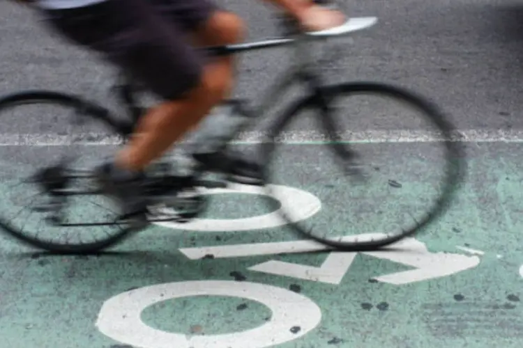 
	Atualmente, de acordo com dados da Companhia de Engenharia de Tr&aacute;fego (CET), a cidade de S&atilde;o Paulo possui 241,4 km de malha ciclovi&aacute;ria
 (Spencer Platt/Getty Images)