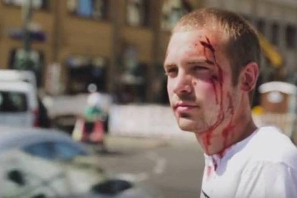 Ciclistas machucados chocam público nas ruas de Berlim