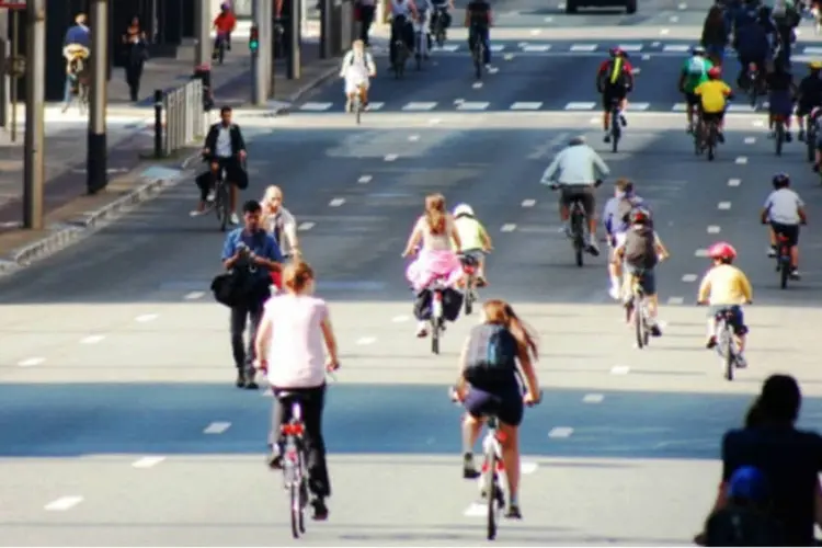
	Bikes: ciclovias ajudam a aumentar as vendas no com&eacute;rcio, ao contr&aacute;rio do que se pensa
 (ECF/Flickr Commons)