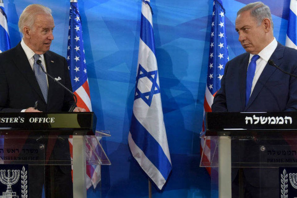 Joe Biden se reúne com líderes israelense e palestino