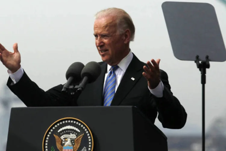 
	O vice-presidente americano, Joe Biden: pol&iacute;tico reiterou a posi&ccedil;&atilde;o dos EUA de que a expans&atilde;o dos assentamentos judaicos em territ&oacute;rios ocupados &quot;n&atilde;o &eacute; construtiva&quot; para o processo de paz
 (REUTERS/Pilar Olivares)