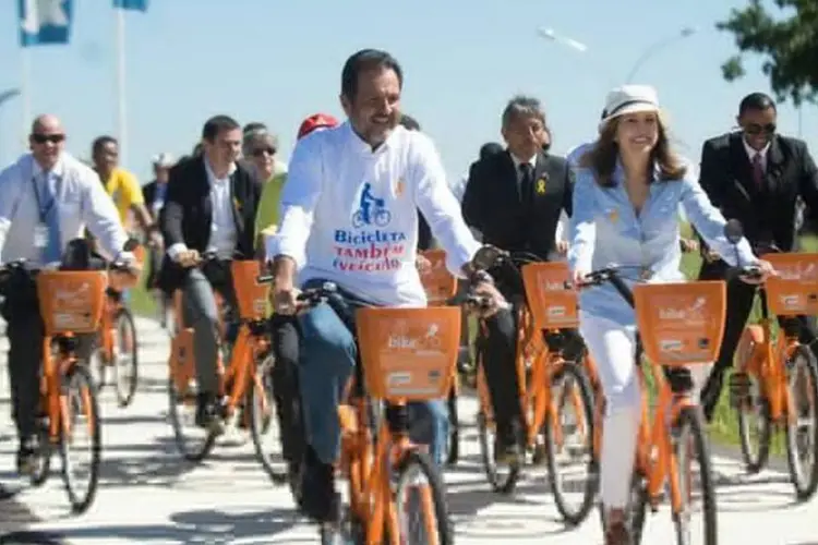 
	Projeto Bike Bras&iacute;lia: expectativa &eacute; que, at&eacute; o 2&ordm; semestre, mais mais 300 bicicletas estejam dispon&iacute;veis
 (Marcelo Camargo/Agência Brasil)
