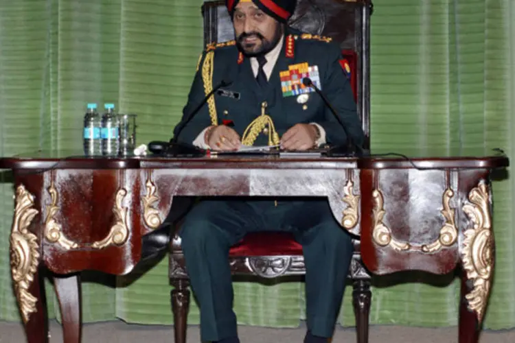 
	General Bikram Singh em confer&ecirc;ncia de imprensa: &quot;n&oacute;s nos reservamos ao direito de retaliar em um momento e lugar de nossa escolha&quot;, disse
 (Reuters)