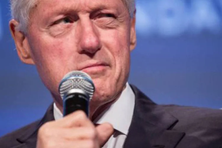 Bill Clinton fatura milhões como palestrante (Brendan Hoffman/Getty Images/AFP)