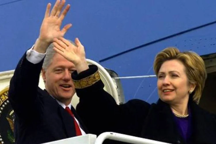 
	Bill e Hillary Clinton: renda desde o in&iacute;cio de 2014 coloca casal entre o 1% mais rico da popula&ccedil;&atilde;o
 (Paul J. Richards/AFP)