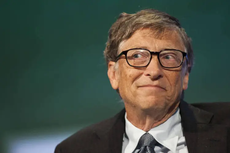 
	Bill Gates: patrim&ocirc;nio estimado em 87,4 bilh&otilde;es de d&oacute;lares,
 (Getty Images)