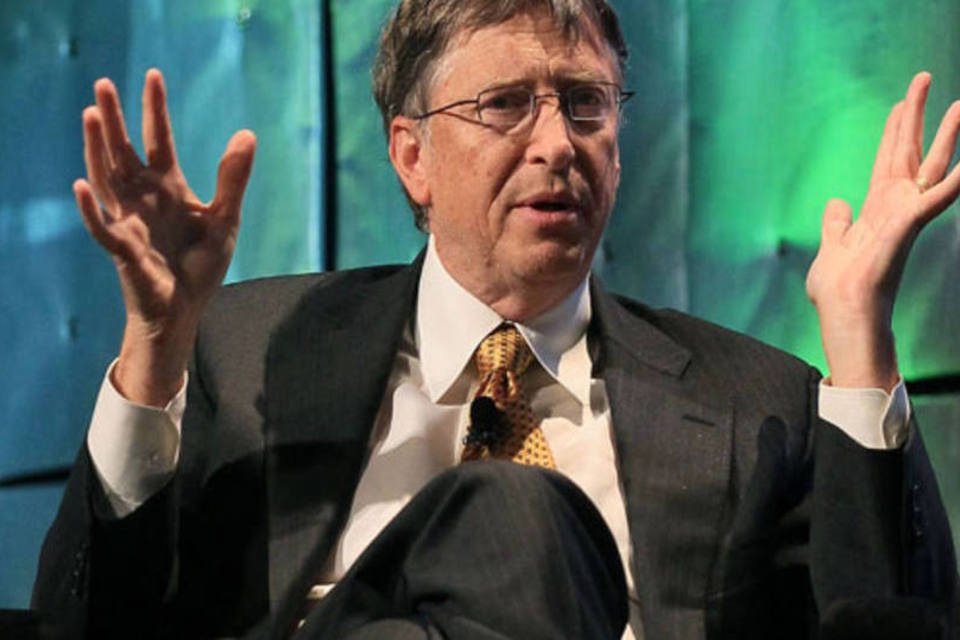 Bill Gates defende em Paris ajuda aos países pobres