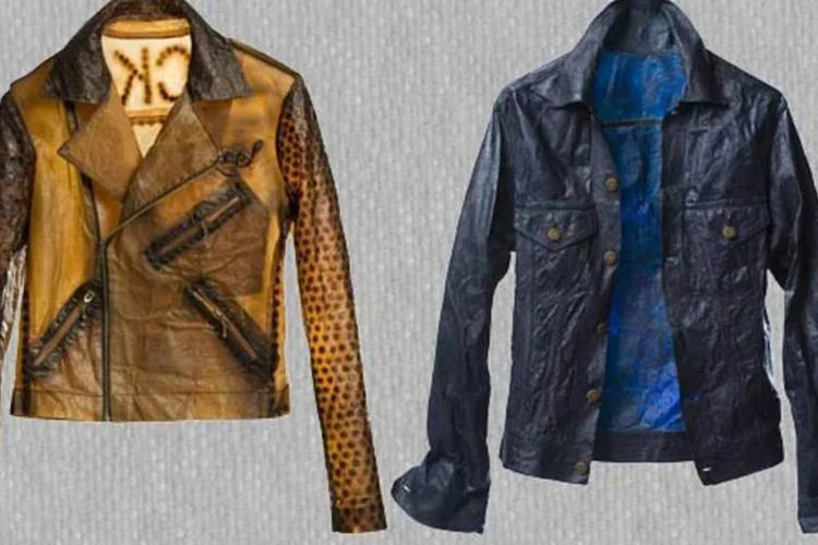 Suzanne Lee produz suas roupas artesanalmente usando um processo ainda experimental (Divulgação)