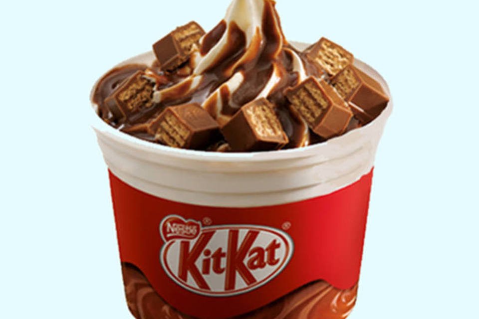 Burger King lança sorvete com Kit Kat