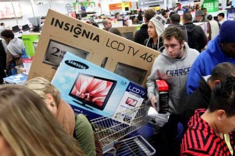 Black Friday: cerca de 152 milhões de pessoas devem ir às lojas nos Estados Unidos neste fim de semana (Sandy Huffaker/Getty Images)