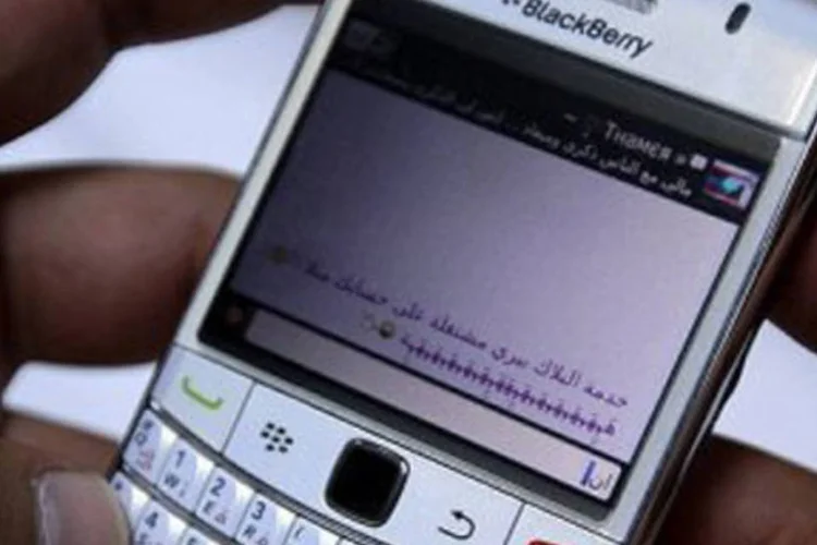 RIM, fabricante da BalckBerry, garantiu comunicações seguras, após ameaças dos Emirados Árabes Unidos e da Arábia Saudita (Hamad Olayan/AFP)